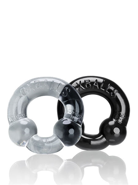 Oxballs ULTRABALLS 2 Pack Cockring schwarz-transparent