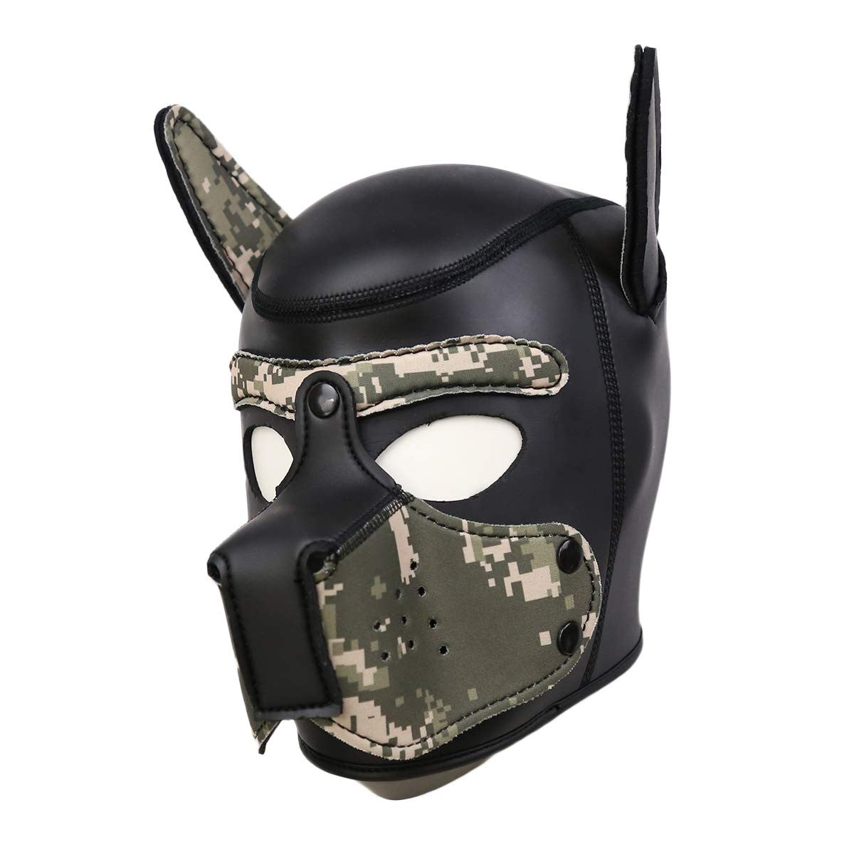 PUPPY Neopren-Kopfhaube Camouflage – Ein einzigartiges Accessoire für aufregendes Roleplay