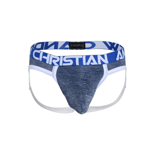 Andrew Christian Shock Jock Brief Jock, Royal/White
