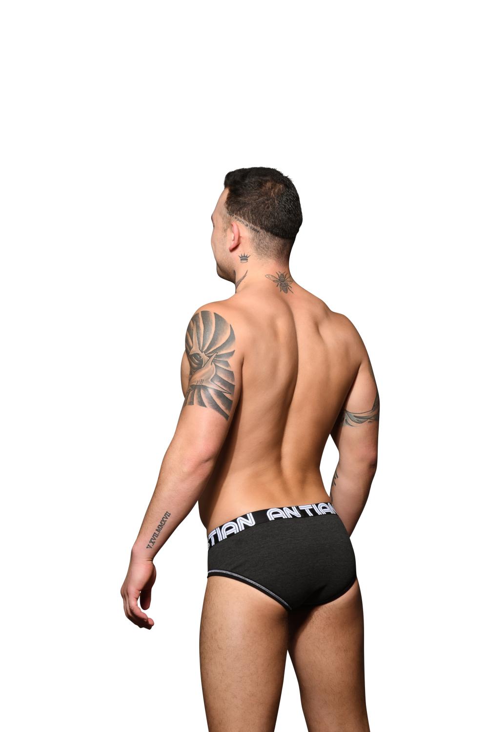 Andrew Christian CoolFlex Active Brief mit Show-It in Charcoal