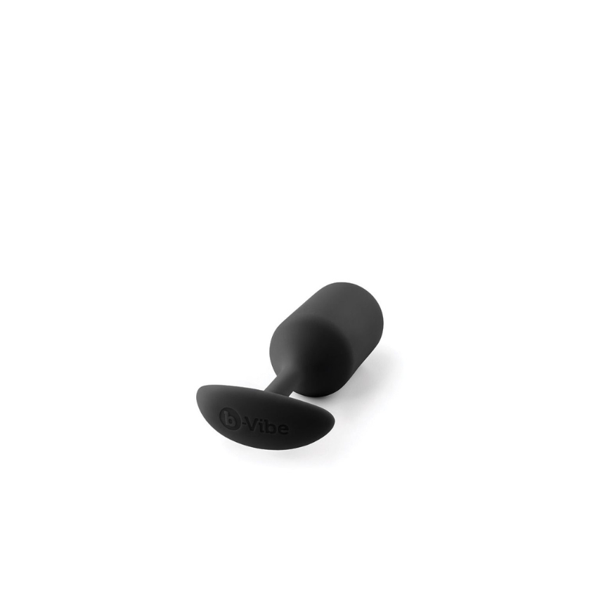 b-Vibe Snug Plug 3 – Analplug mit Gewicht, Schwarz