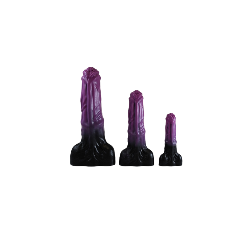 HellHound Pegasus Dildo – Black Purple (S/M/L)