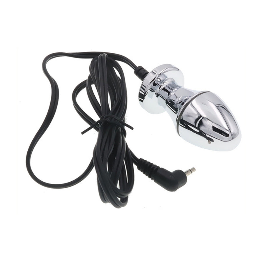 Plug Electro Bipolar Silber - Für intensive Elektrostimulation