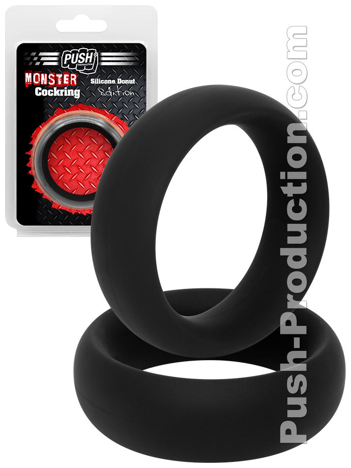 Push Monster - Silicone Donut Cockring 45mm