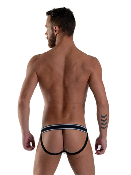 Mister B URBAN Manhattan Jockstrap White Black