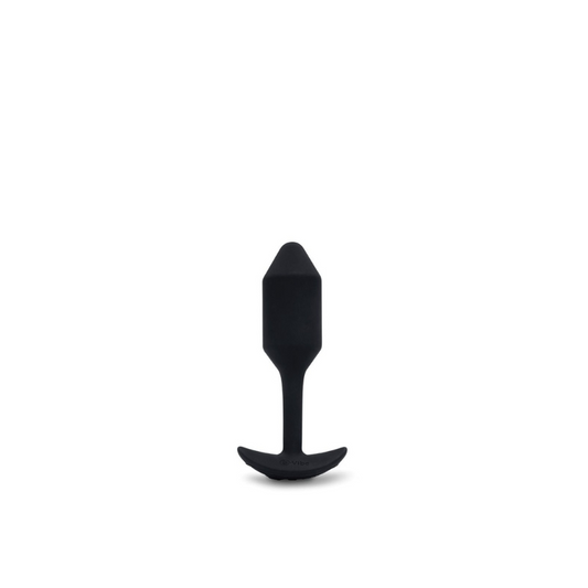 b-Vibe Vibrating Snug Plug – Vibrierender Butt Plug Größe M (Schwarz)