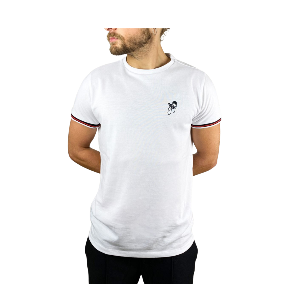 Master of the House T-Shirt Pique Sniff - White